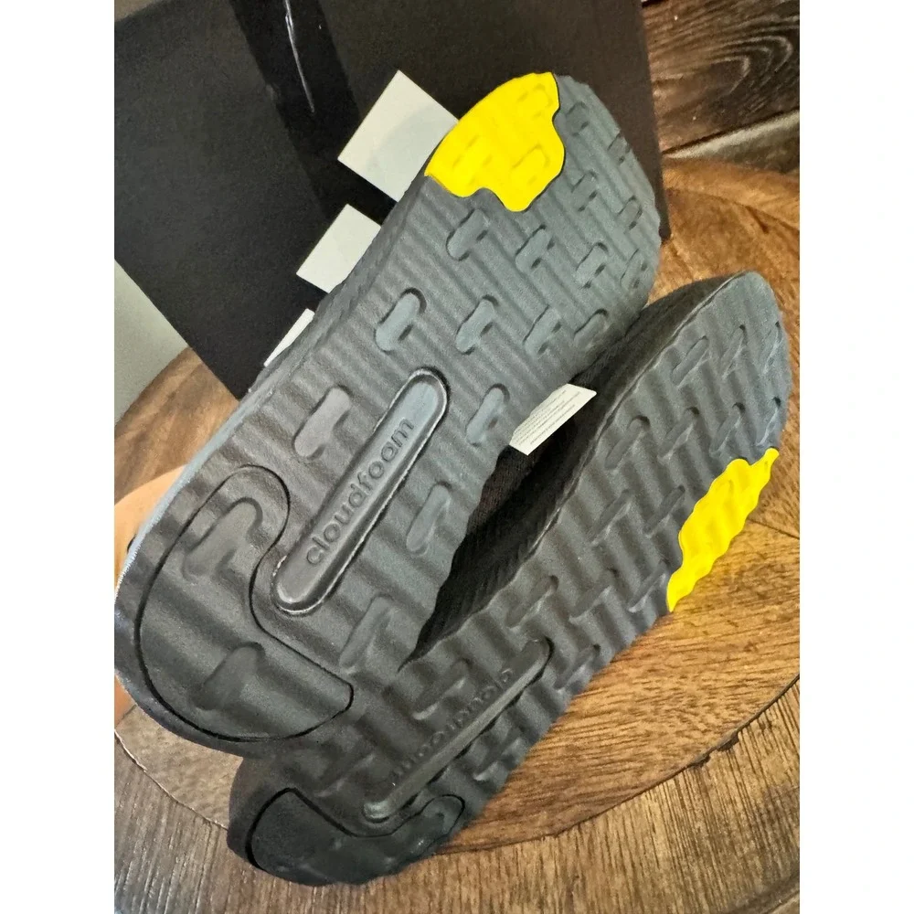 Adidas X_PLRPATH Mens Running Shoes Black Yellow JP7936 Cloudfoam Sneakers Sz 13